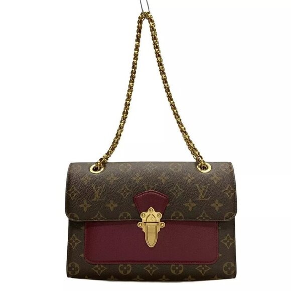 100% Authentic LOUIS VUITTON Victoire Raisin Monogram Shoulder Bag 1328-083124 - Picture 1 of 14